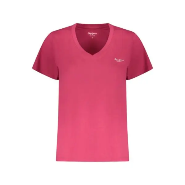 Pepe Jeans - Γυναικείο T-Shirt Maev Neck PL5000123-398 Φούξια PL5000123-398