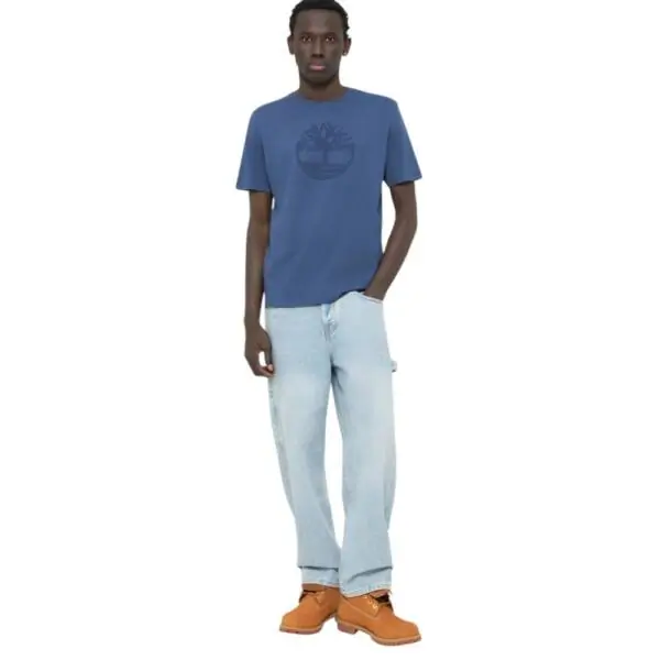 Timberland - Ανδρική Μπλούζα Kennebec River Tree T-shirt TB0A2C2R-EYO Μπλε TB0A2C2REYO