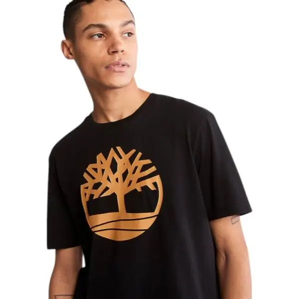 Timberland - Ανδρική Μπλούζα Kennebec River Tree T-shirt TB0A2C2R-P56 Μαύρο TB0A2C2RP56