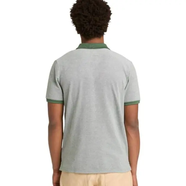 Timberland - Ανδρικό T-shirt Polo Oyster River Oxford Regular Fit TB0A2EC2-A6X Πράσινο TB0A2EC2A6X