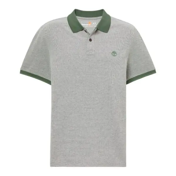 Timberland - Ανδρικό T-shirt Polo Oyster River Oxford Regular Fit TB0A2EC2-A6X Πράσινο TB0A2EC2A6X
