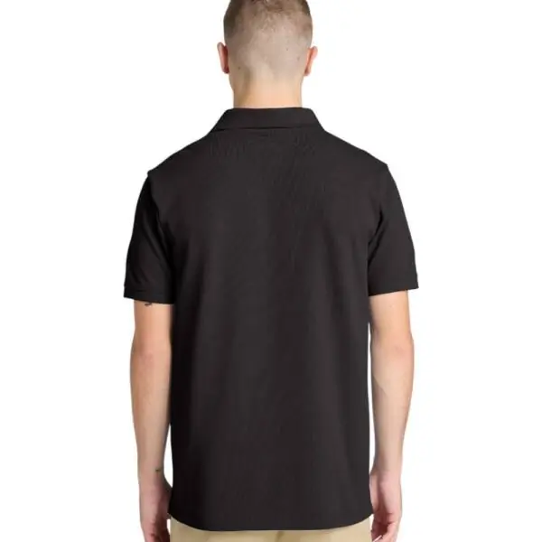 Timberland - Ανδρικό T-shirt Polo Short-Sleeve με Λογότυπο Oyster River TB0A2BRY-X65 Μαύρο TB0A2BRYX65