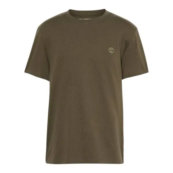 Timberland - Ανδρικό T-shirt SS Dunstan River Jersey Crew Tee Slim Fit TB0A2BPR-AR5 Λαδί TB0A2BPRAR5