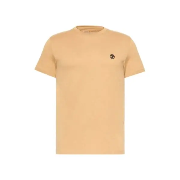 Timberland - Ανδρικό T-shirt SS Dunstan River Jersey Crew Tee Slim Fit TB0A2BPR-EH3 Κίτρινο TB0A2BPREH3
