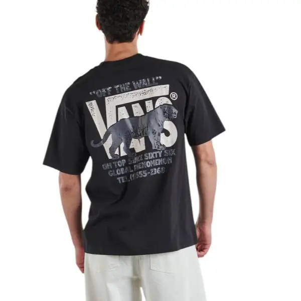 Vans - Ανδρικό T-shirt Κοντομάνικο Awaken Tiger SS Tee VN00XHT-BLK Μαύρο VN00XHT-BLK