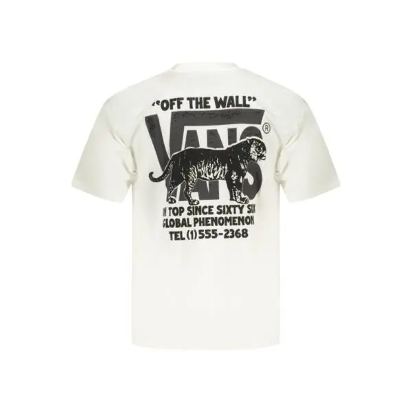Vans - Ανδρικό T-shirt Κοντομάνικο Awaken Tiger SS Tee VN00XHT-WHT Λευκό VN00XHT-WHT