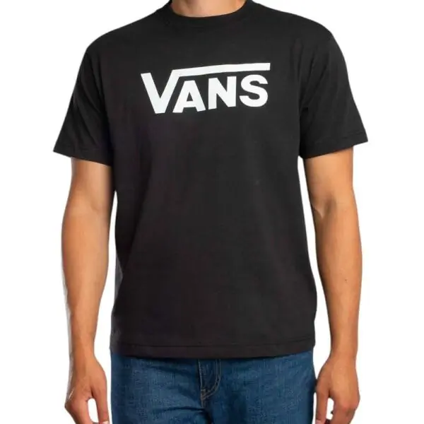 Vans - Ανδρικό T-shirt Κοντομάνικο Classic Logo Royal Cobalt VN000RA1-BLK Μαύρο