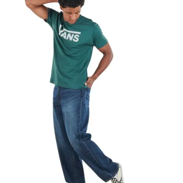 Vans - Ανδρικό T-shirt Κοντομάνικο Classic Logo Royal Cobalt VN000RA1-FRJ Πράσινο