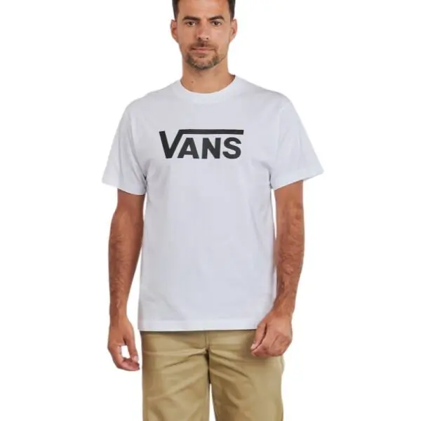 Vans - Ανδρικό T-shirt Κοντομάνικο Classic Logo Royal Cobalt VN000RA1-WHT Λευκό